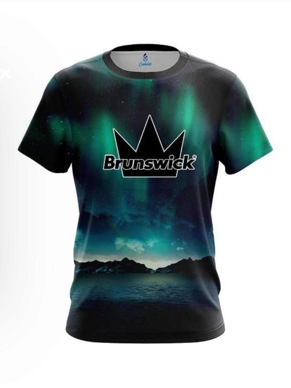 Brunswick Northern Lights CoolWick Bowling Jersey Men’s Size 2XL